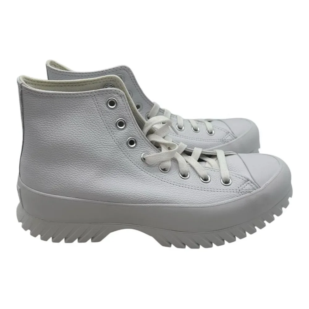 Converse Chuck Taylor All Star Lugged 2.0‎ Hi Sneaker Womens 10.5 Mens 8.5 White